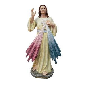 Divine Mercy Studio Collection by Veronese Design Divine Mercy Fully Hand-painted Statue 12" H, Weighs 3.67 lbs.