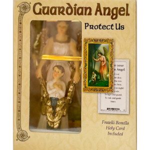 Guardian Angel with Boy Protect Us
