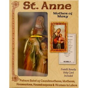 St. Anne Mother of Mary, Patron of Grandmothers, Mothers, Housewives, Housekeepers & Women in Labor