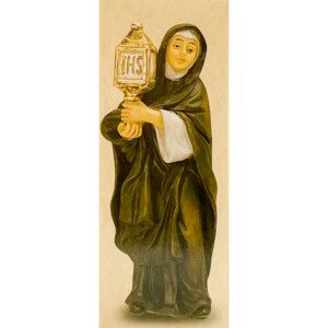 St. Clare Abbess, Patron of Eyes, Television, and Telephone Workers