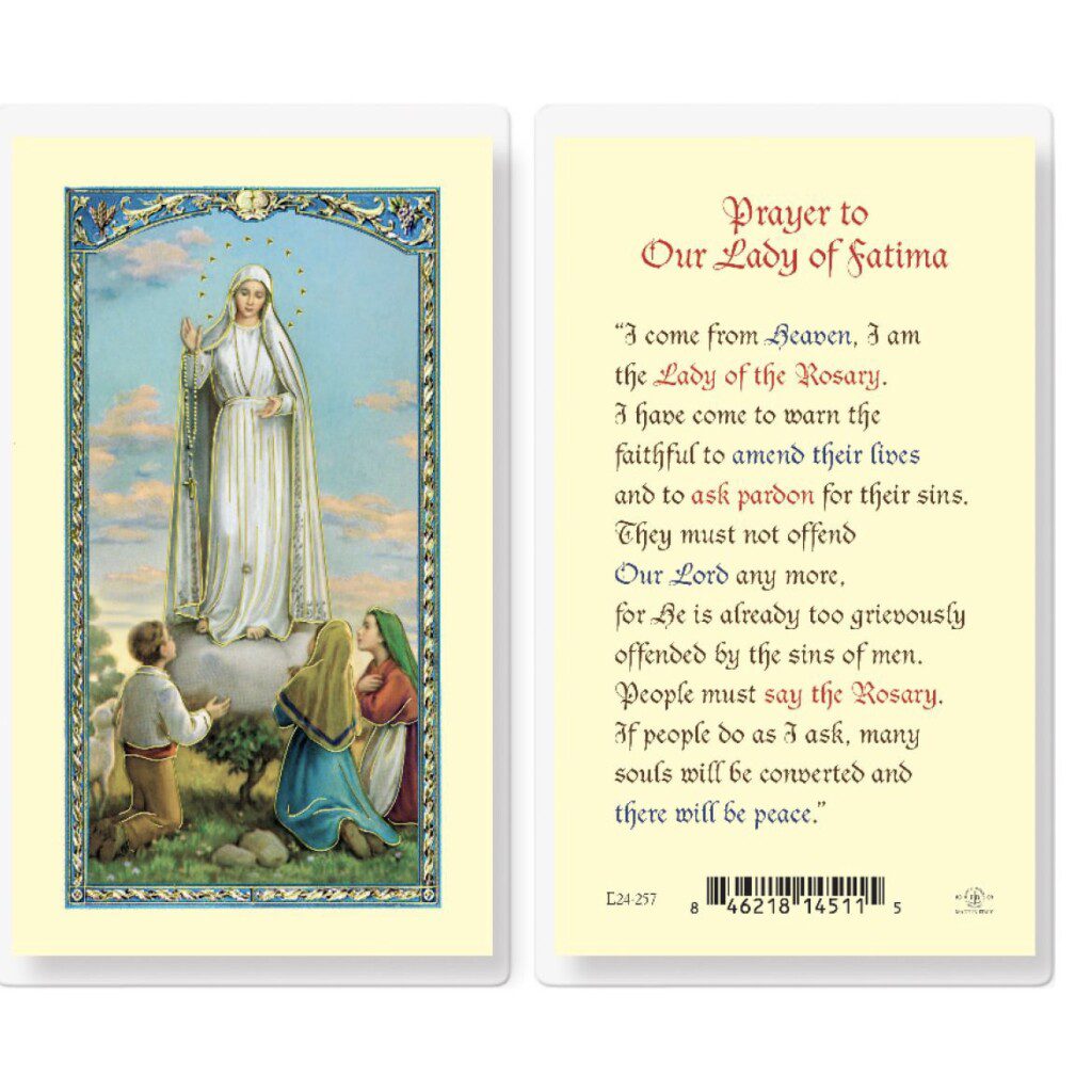 Prayer To Our Lady Of Fatima - Black Madonna Shrine