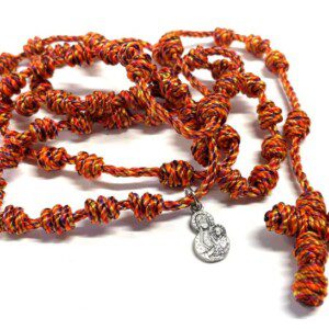 Eucharistic Congress Knotted Twine Rosary