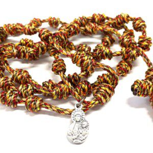 Falling Leaves Knotted Twine Rosary