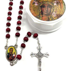 OLC Rose Scented Rosary with Matching Case