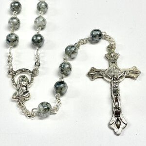 Grey Marbled Rosary