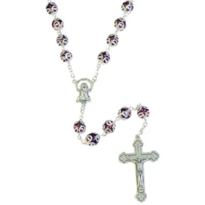 Purple Filigree Rosary